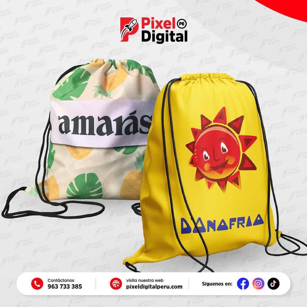 Mochila taslan 40 X 30