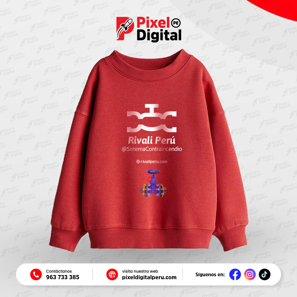 Polera de cuello publicitario