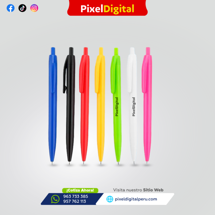Lapiceros Promocionales al mejor precio con logo