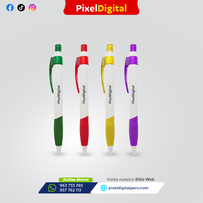 Lapiceros Promocionales al mejor precio con logo