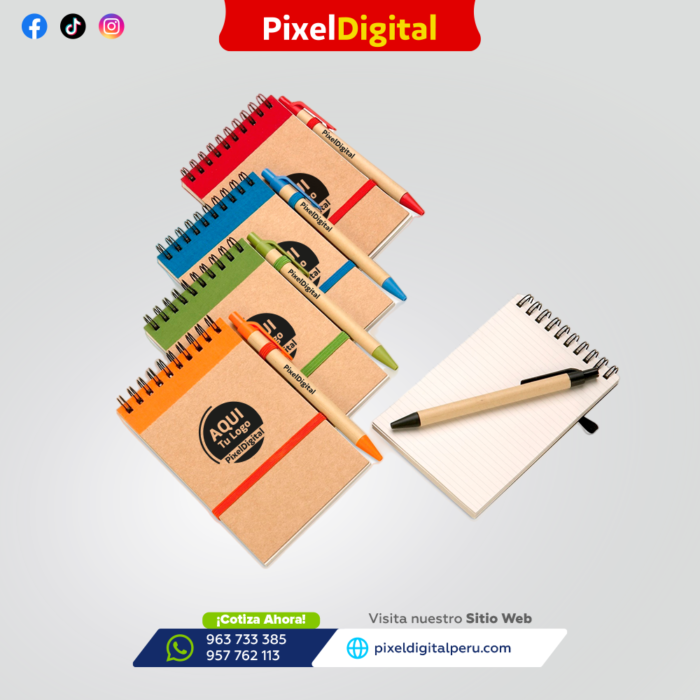 libretas ecológicas publicitario
