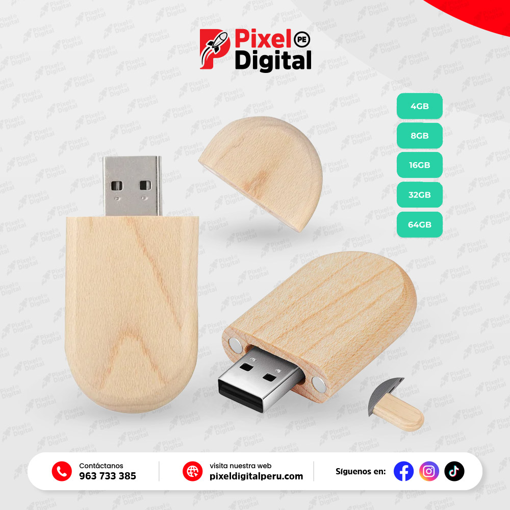 USB de bamboo