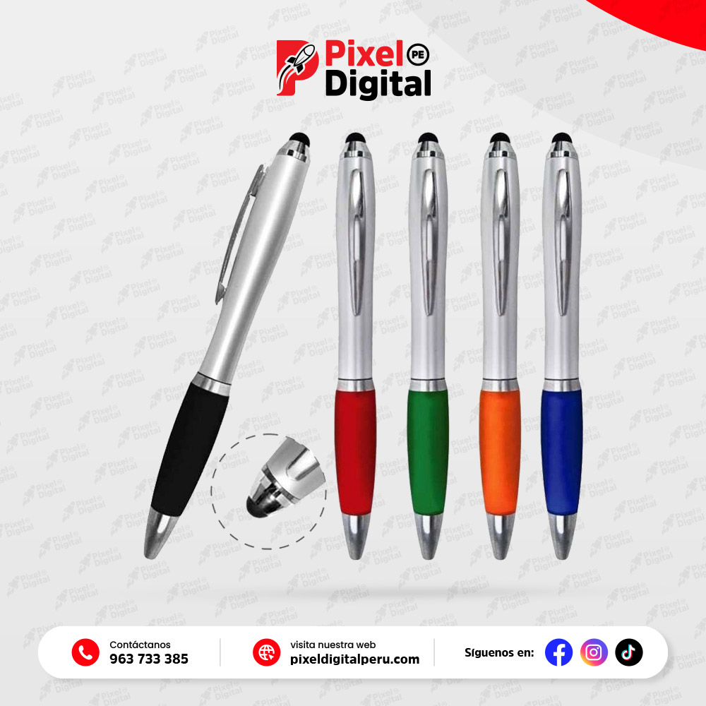 Lapicero Plástico con Touch