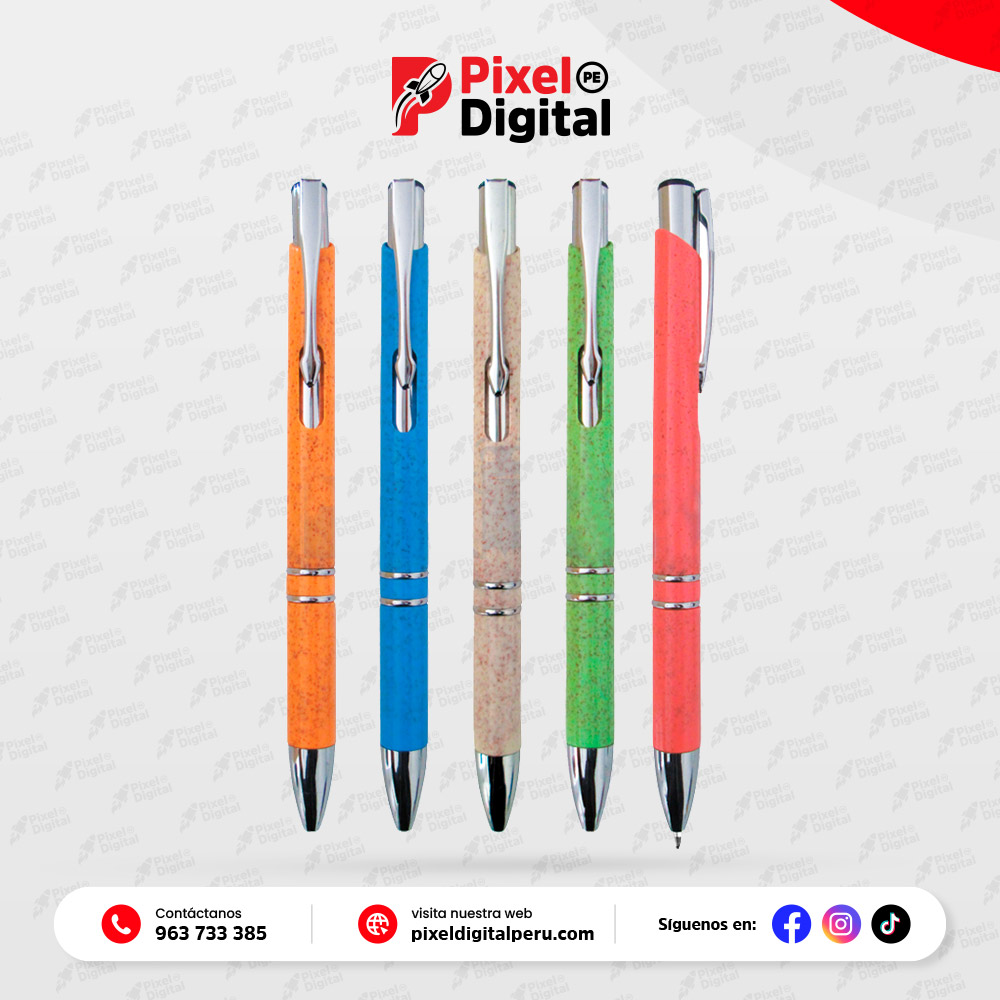 Lapicero de Plástico Retractil EcoStyle