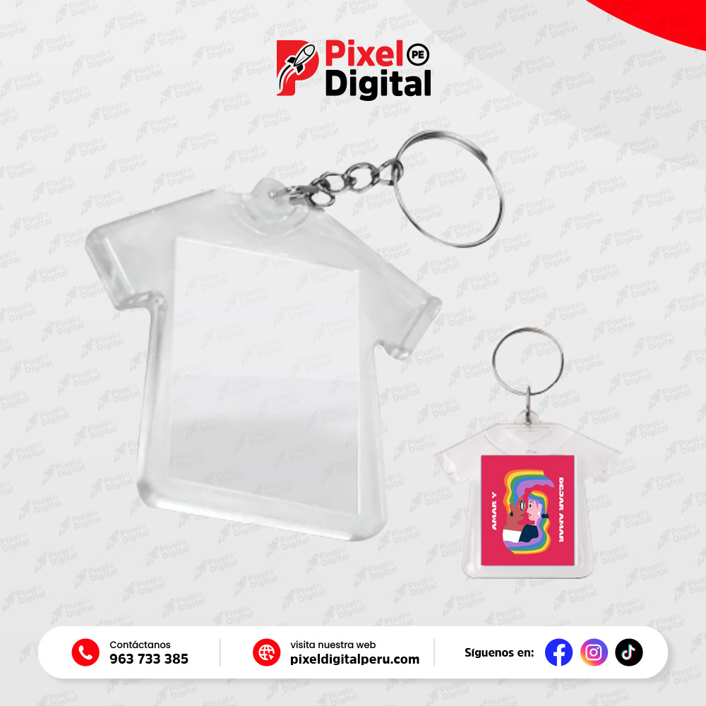 Llavero Acrílico Camiseta