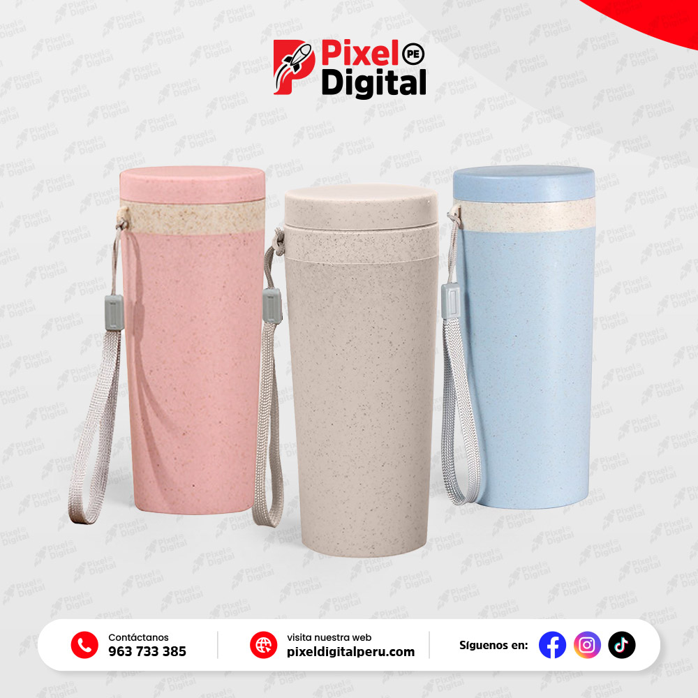 Mug fibra de trigo 350 ml
