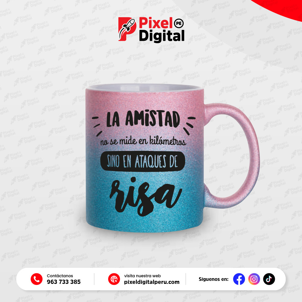 Taza Escarchada Degrade 11 onz