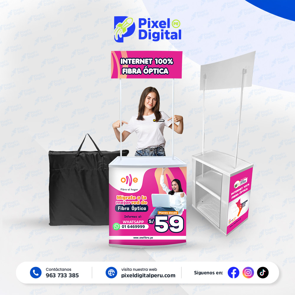 Modulo counter PVC Publicitario standar