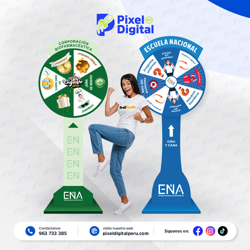 Ruleta Publicitaria de piso