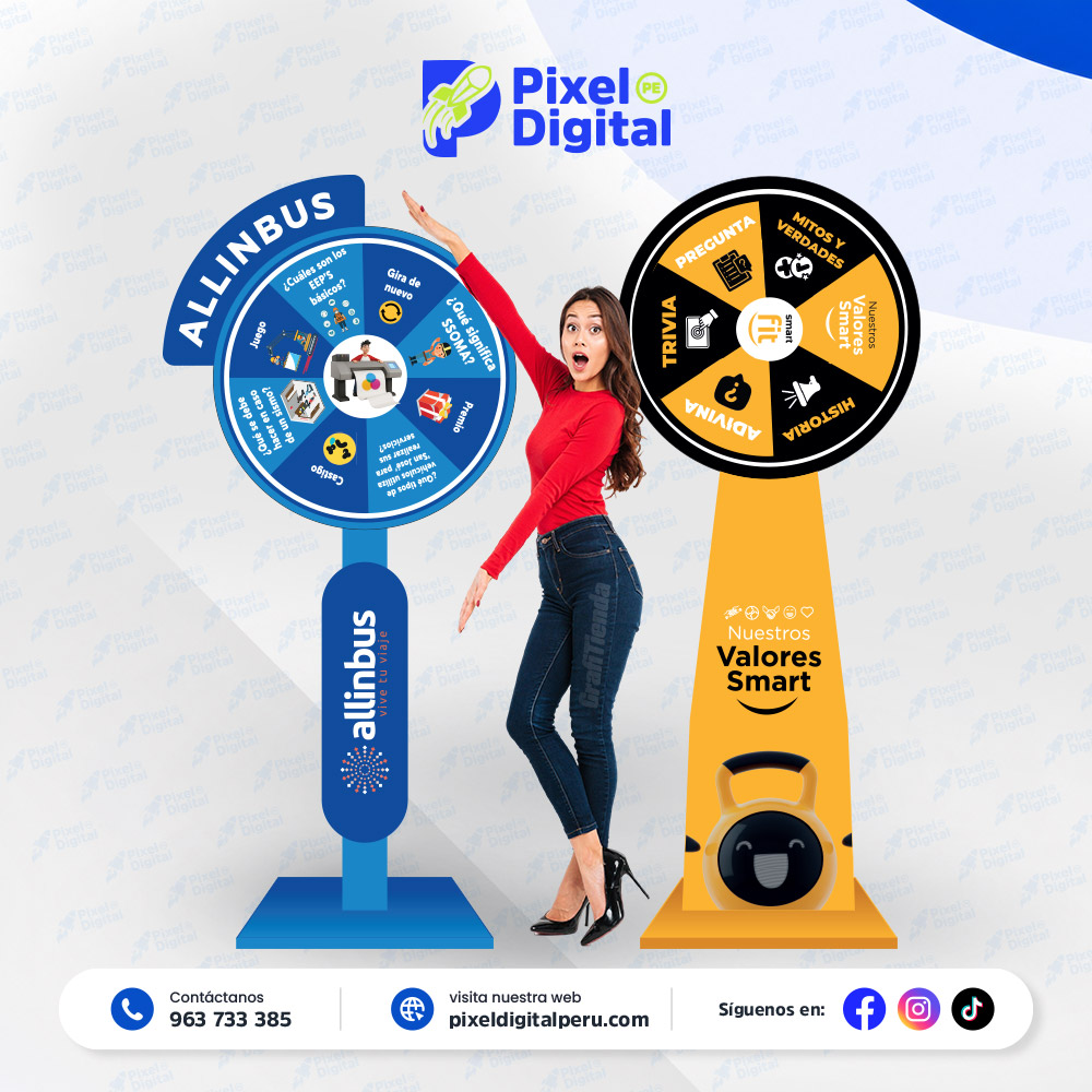 Ruleta Publicitaria desarmables